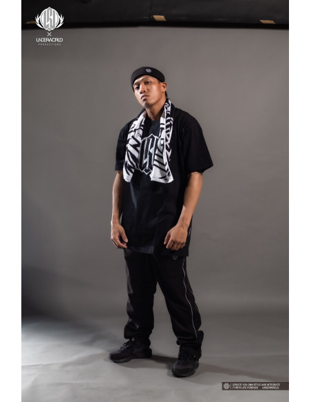 Herren Trainingshose Modell SR3 "Octagonal" Schwarz