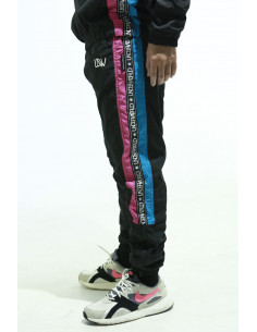 Kinder Windbreaker Trainingshose Modell F3 "MAX" Lila/Blau 2