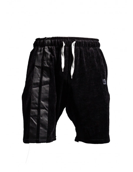 Flannel Shorts Schwarz
