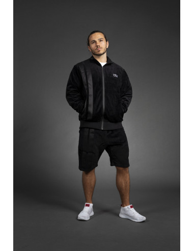 Flannel Shorts Schwarz