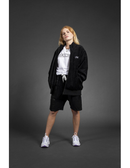 Flannel Shorts Schwarz