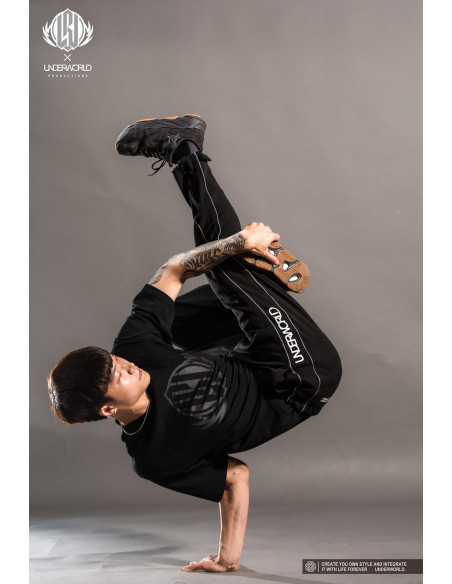 Herren Trainingshose Modell SR3 "Octagonal" Schwarz