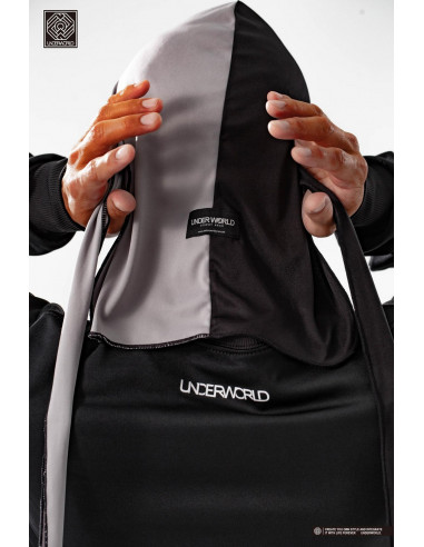 UNDERWORLD Durag Grau/Schwarz Breakdance Hip...