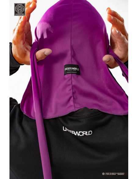 UNDERWORLD Durag Lila Breakdance Hip Hop Kopfbedeckung