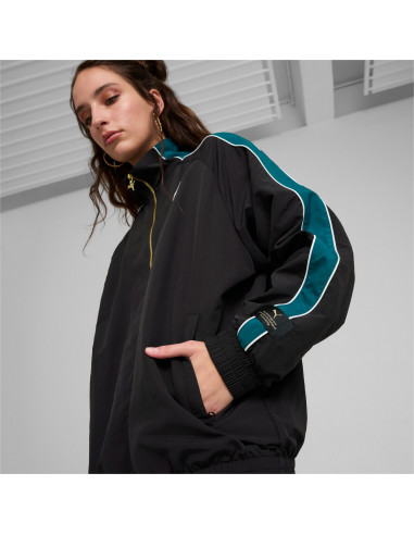 PUMA T7 PLAY.PARIS. Trainingsjacke Schwarz