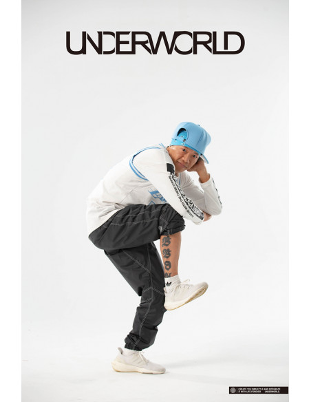 Windbreaker Trainingshose Modell F3-MAX "Splice" Schwarz