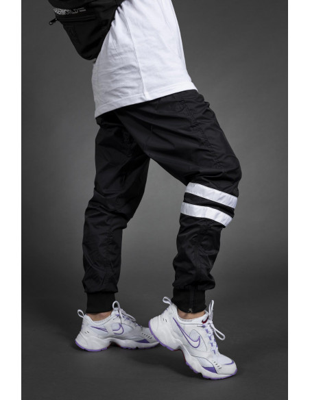 Windbreaker Trainingshose Modell F3 "Single White"