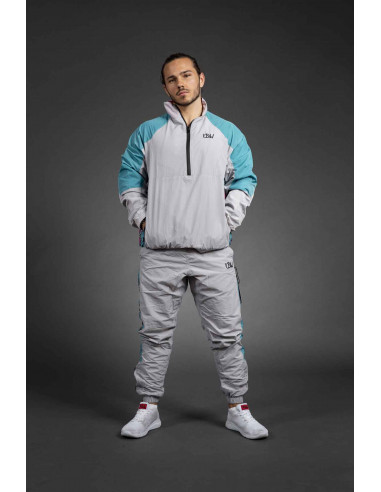 Windbreaker Trainingshose Modell F3 "MAX" Grau