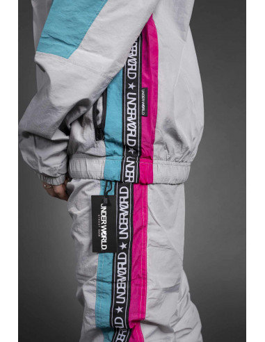 Windbreaker Trainingshose Modell F3 "MAX" Grau