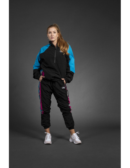 Windbreaker Trainingshose Modell F3 "MAX" Lila/Blau